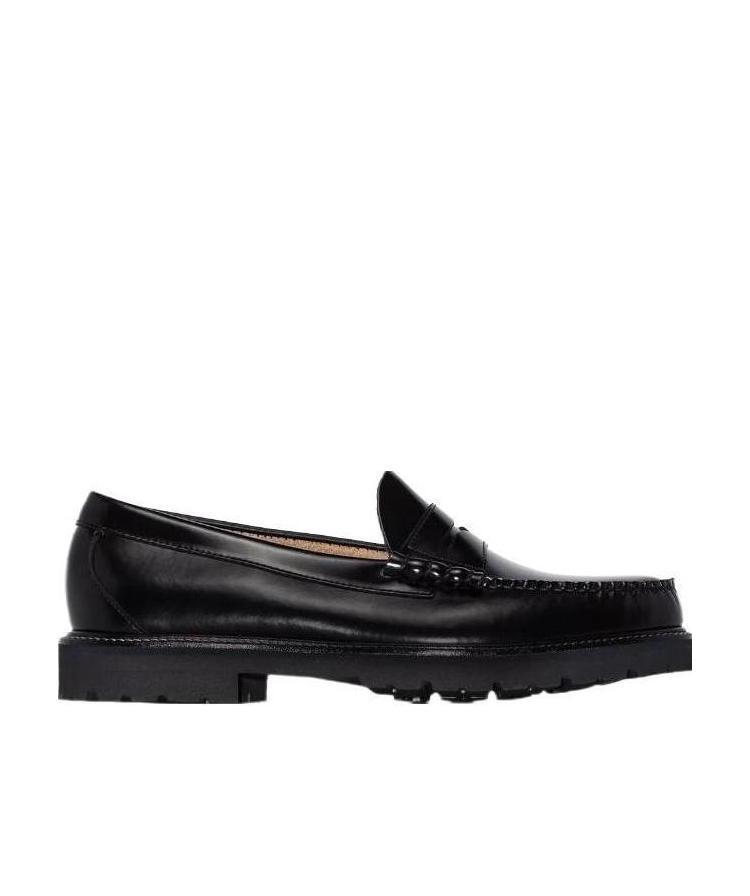 G.h. Bass & Co Larson 90 Weejuns Penny Loafers In Black