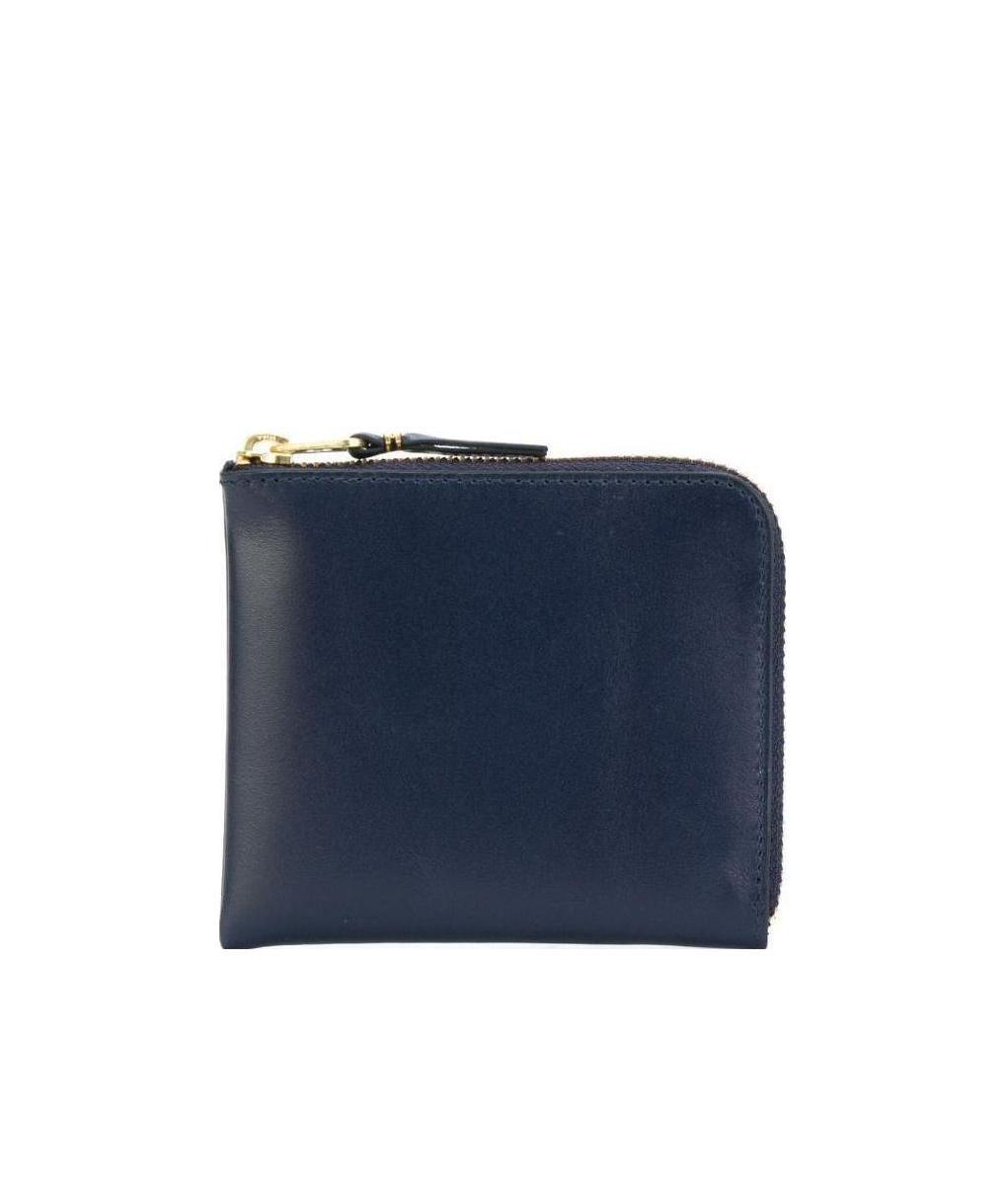 Comme Des Garçons Zip Round Wallet In Black