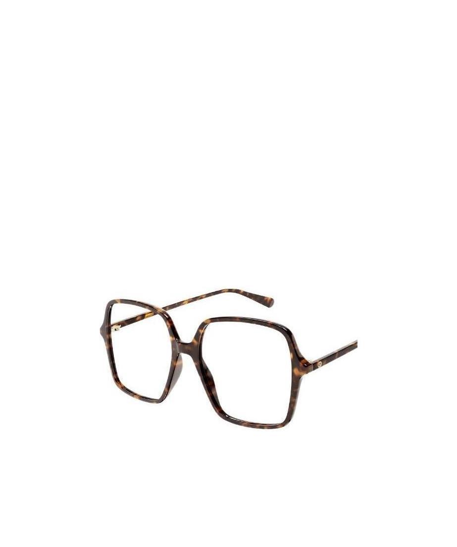 Gucci Oversize Square-frame Glasses In Black