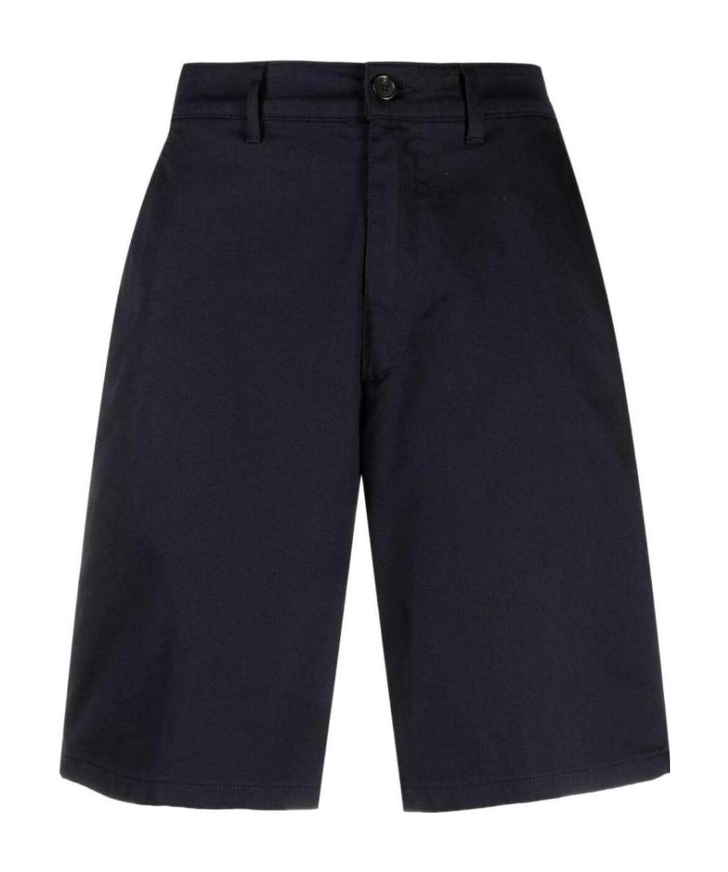 Department Five Logo-patch Shorts In Black