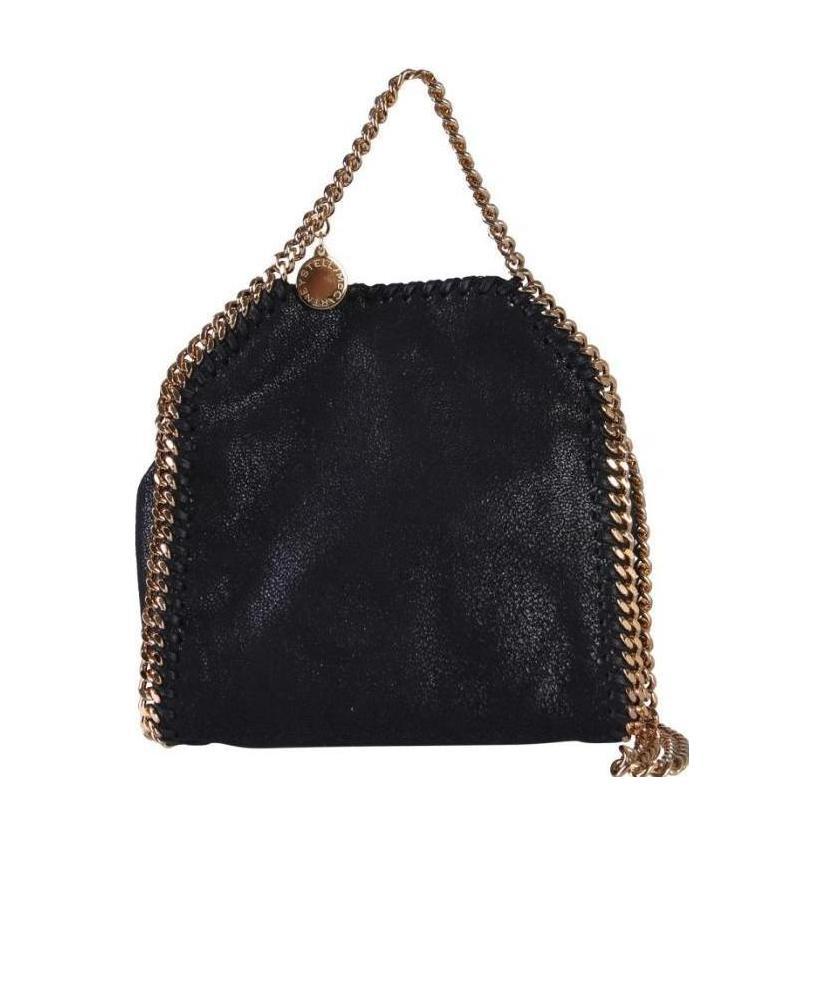 Stella Mccartney Tiny Falabella Tote Bag In Black