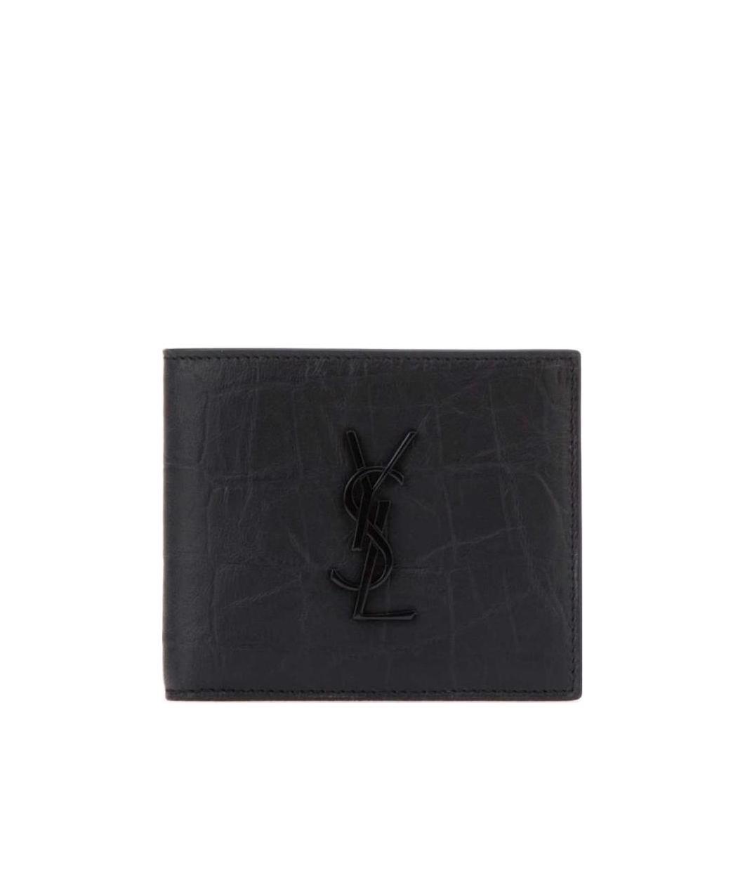 Saint Laurent Monogram Billfold Wallet In Black