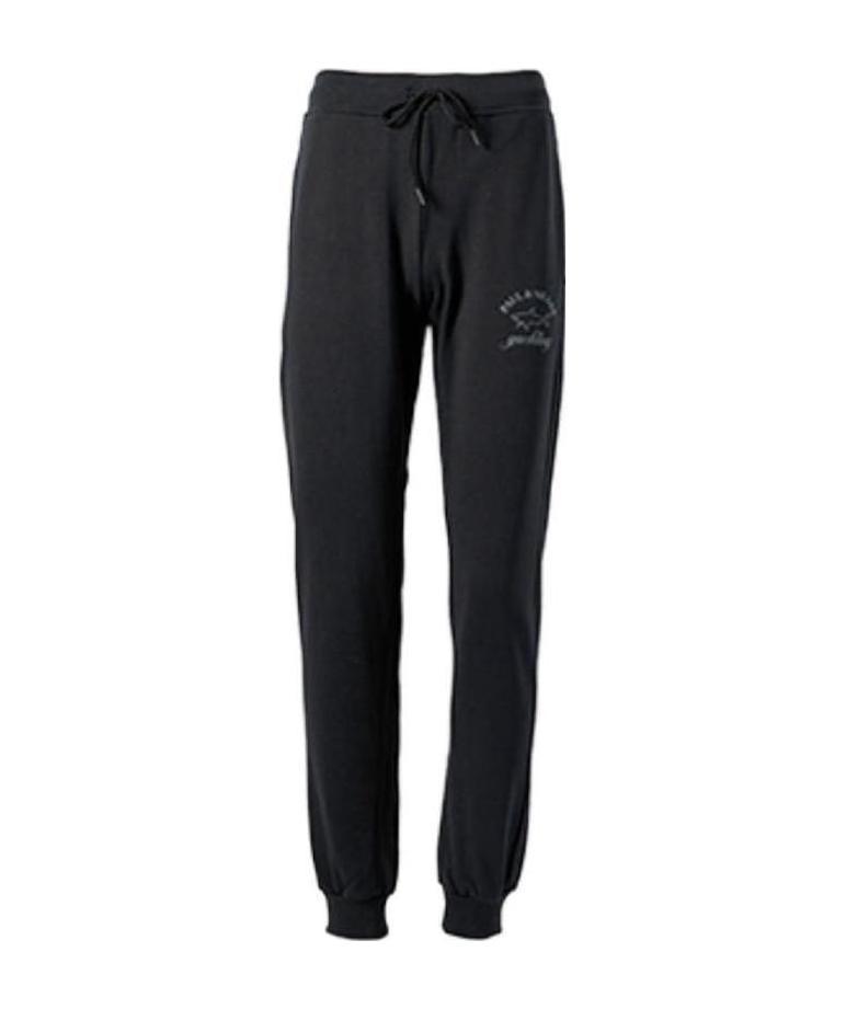 Paul & Shark Logo-print Track Pants In Black