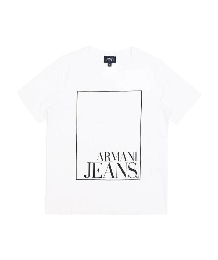 ARMANI JEANS LOGO PRINTED T-SHIRT