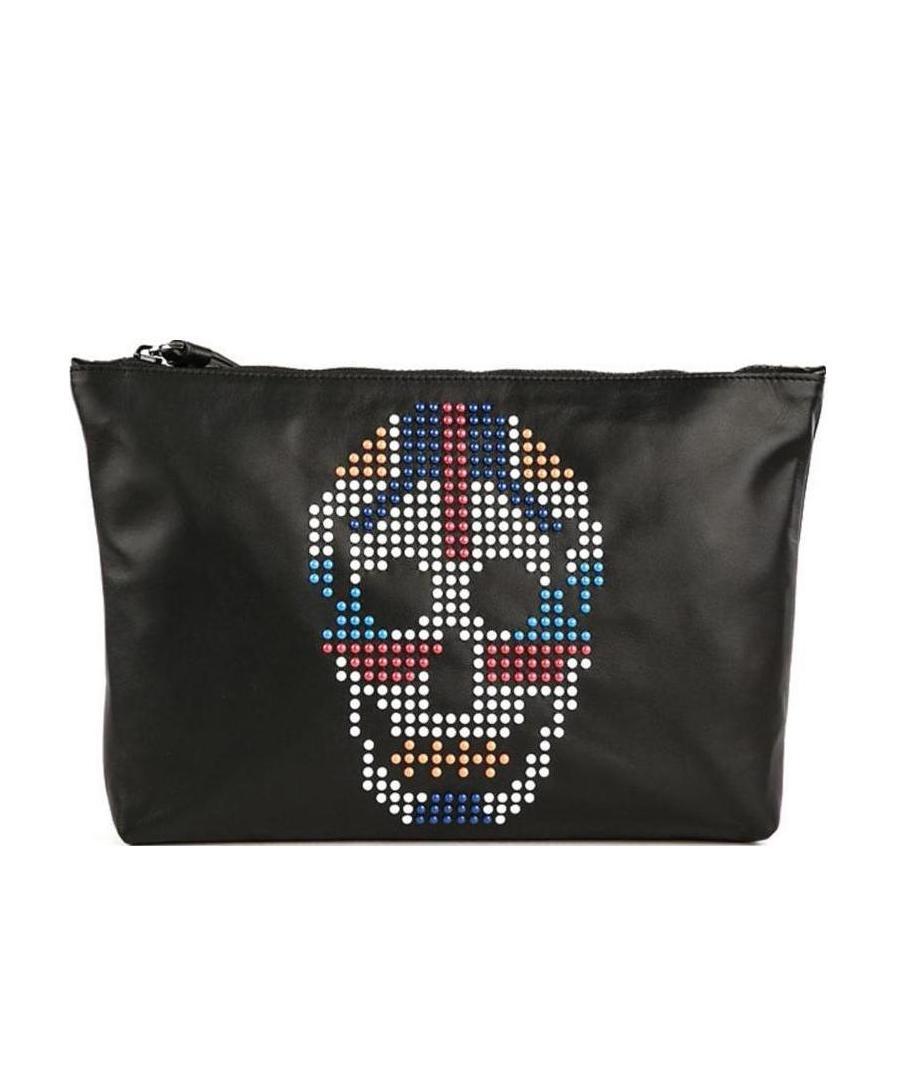 Alexander Mcqueen Skull Pattern, Handbag. In Black