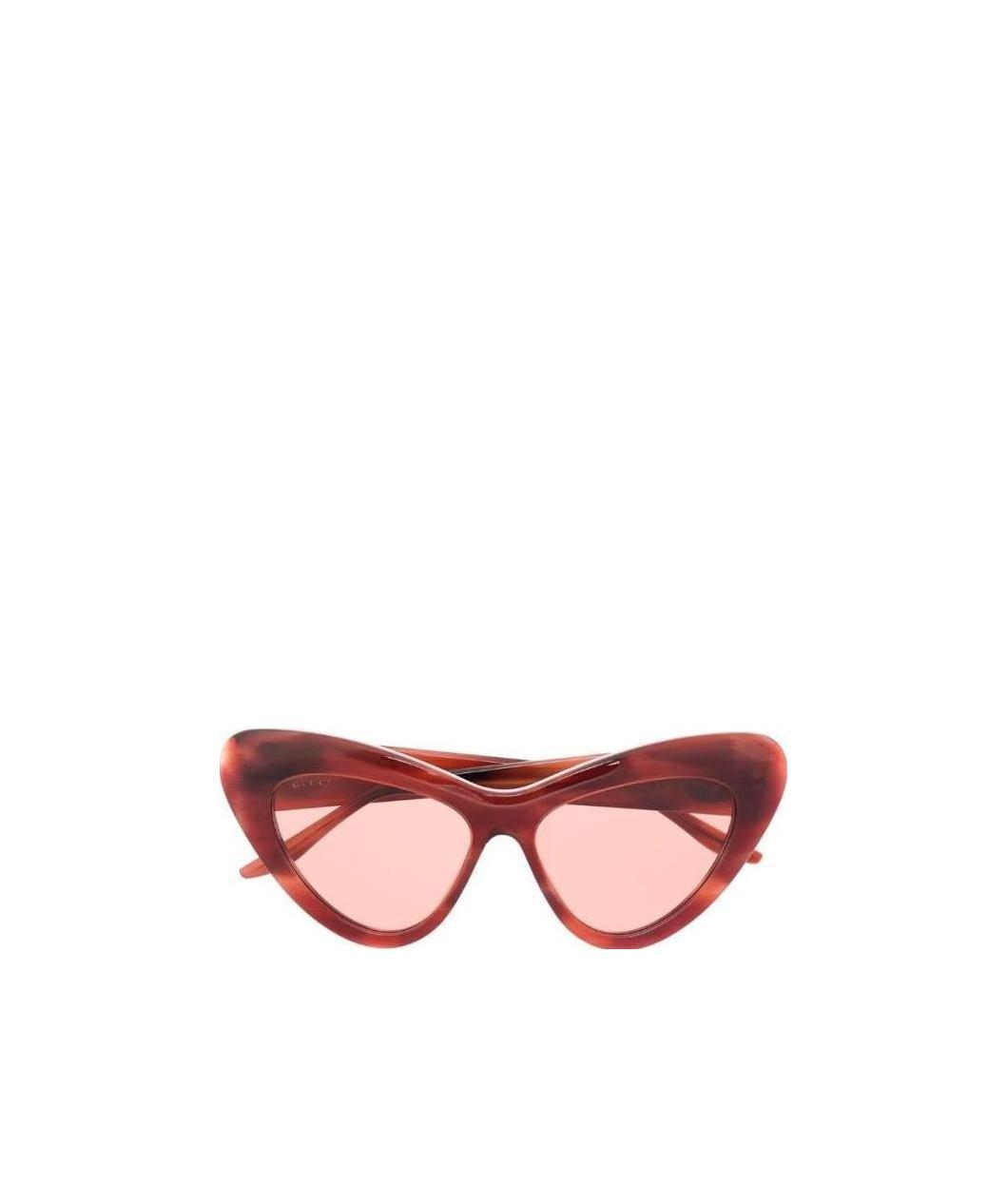 Gucci Interlocking Gg Cat-eye Sunglasses In Red