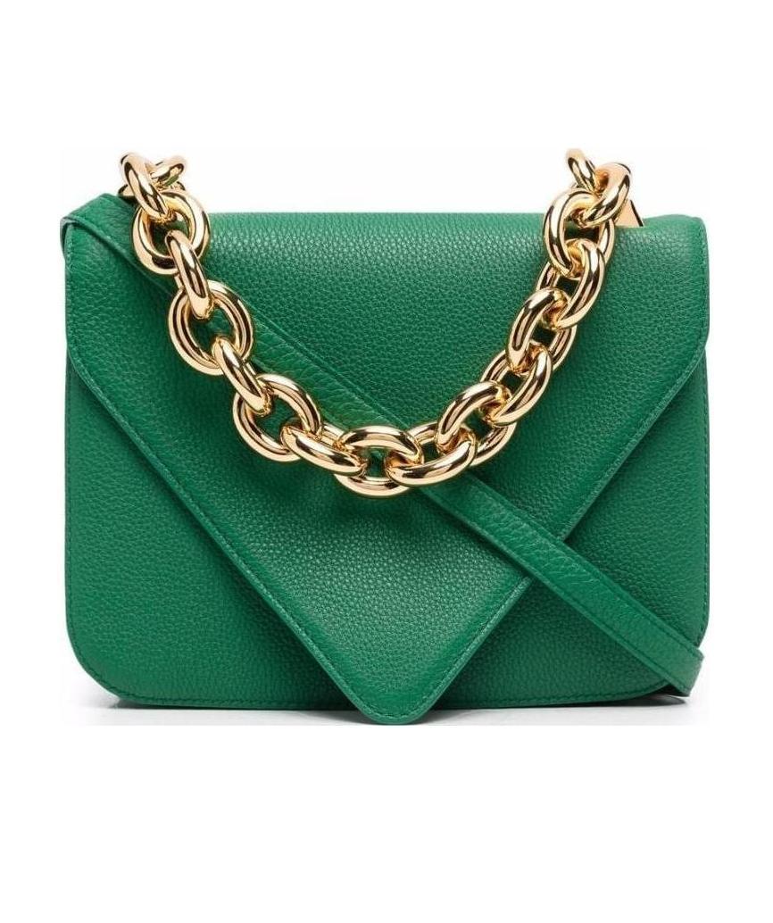 Bottega Veneta Beak Chain Tote Bag In Green