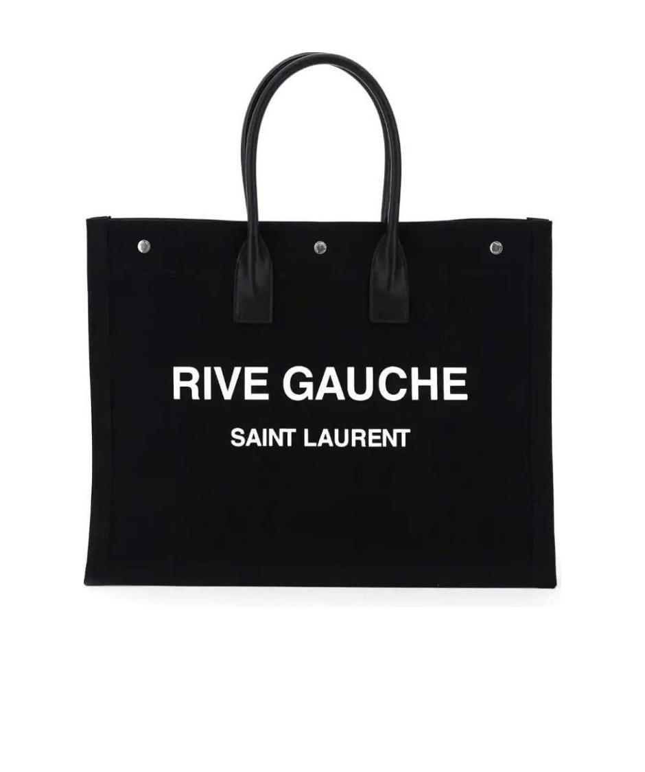Saint Laurent Rive Gauche Tote Bag In Black