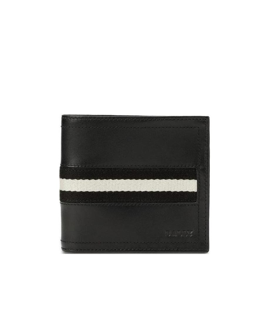 Shop Bally Short Double-folded Wallet In Black