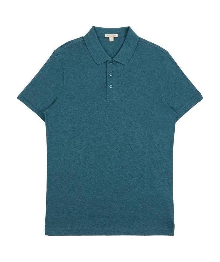 Burberry Logo Polo Shirt In Green