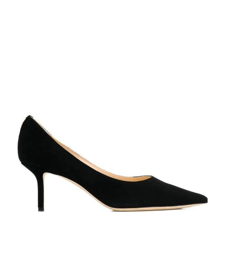 Jimmy Choo Love 65 Suede Pumps In Black