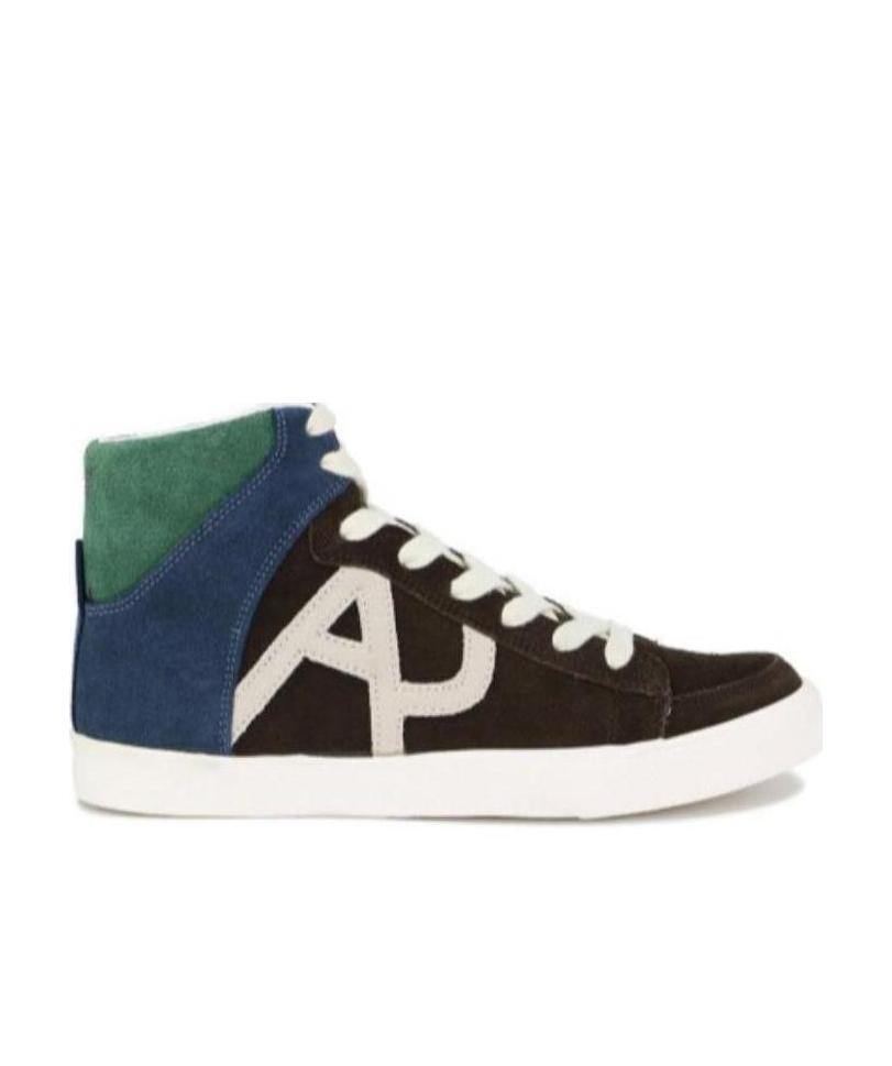 ARMANI JEANS LOGO DETAILS CASUAL SPORTS SHOES