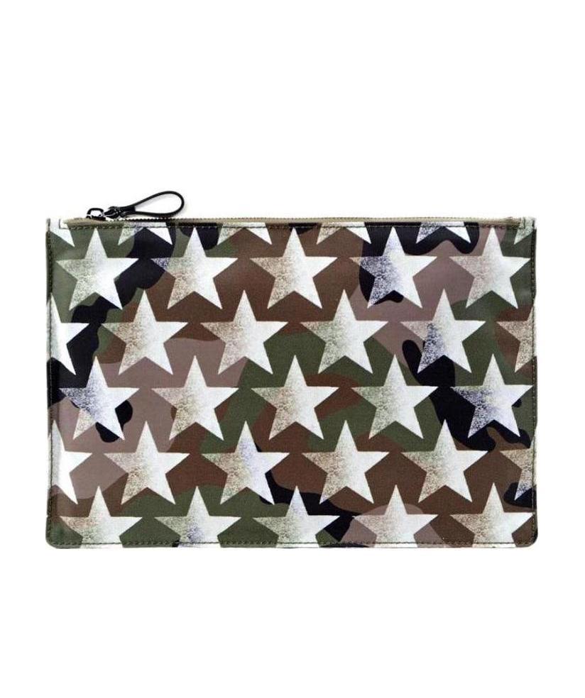 Valentino Garavani Star Pattern Handbag In White