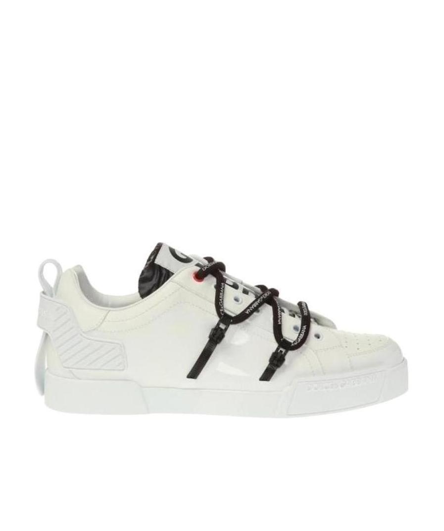 Dolce & Gabbana Dolce And Gabbana White Insert Portofino Sneakers In White