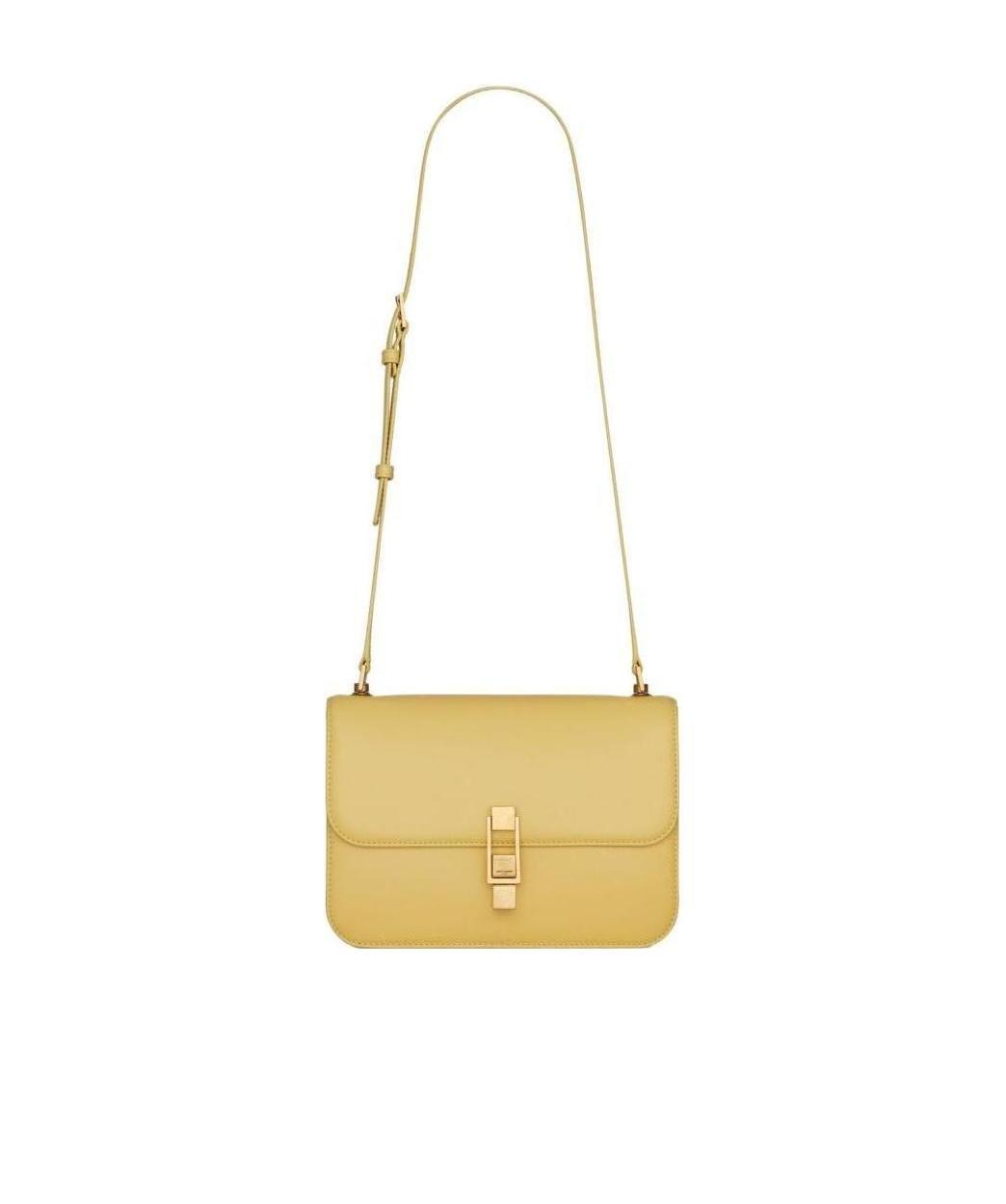 Saint Laurent Le Carré Crossbody Bag In Yellow