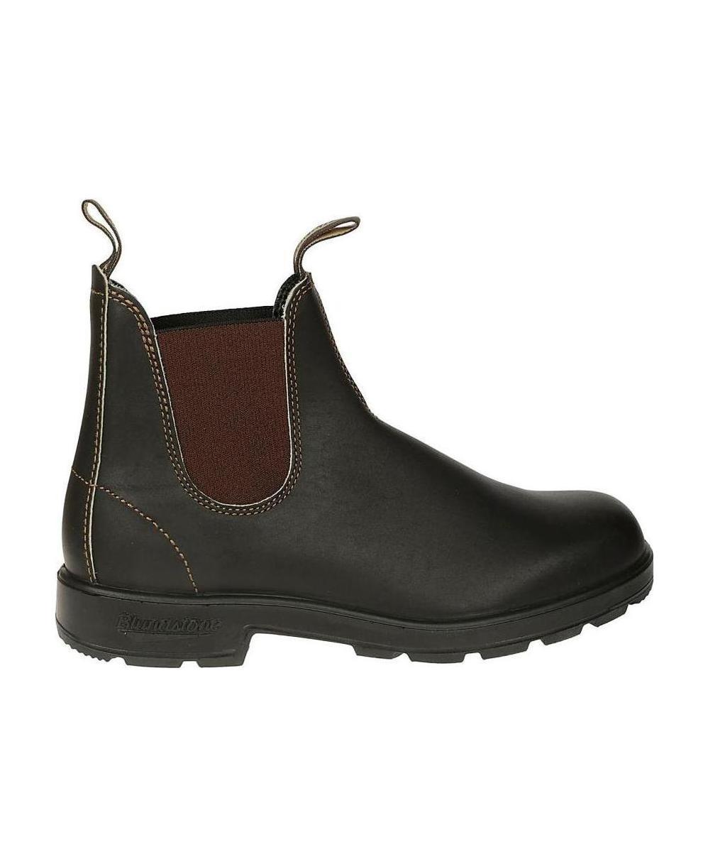 Blundstone Elastic Sided V-cut Ankle Boots In Black