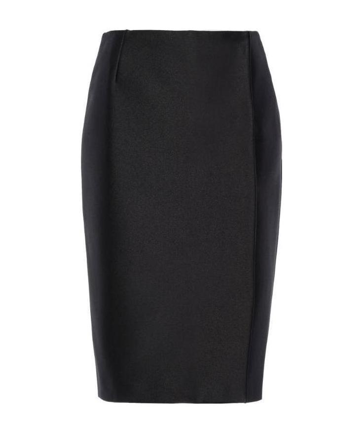 Prada Straight Half-length Skirt In Black