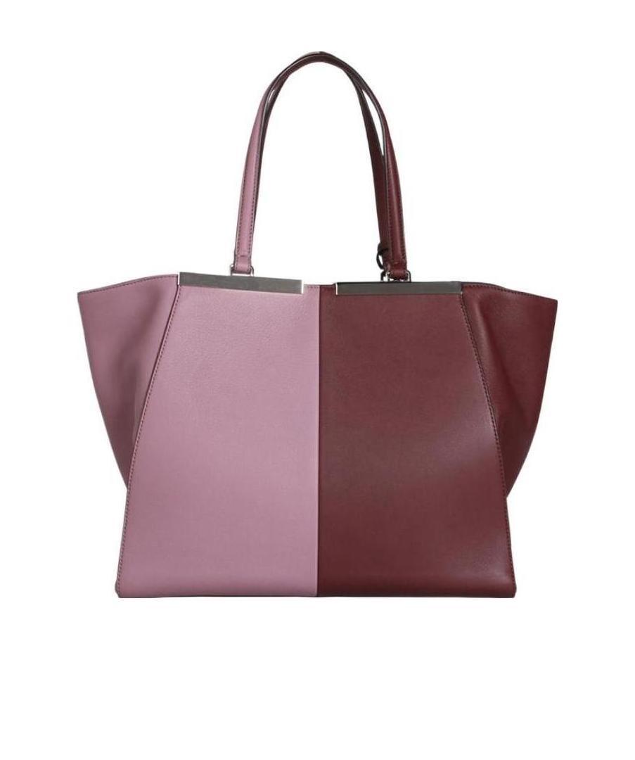 FENDI SPLICED LOGO HANDBAG