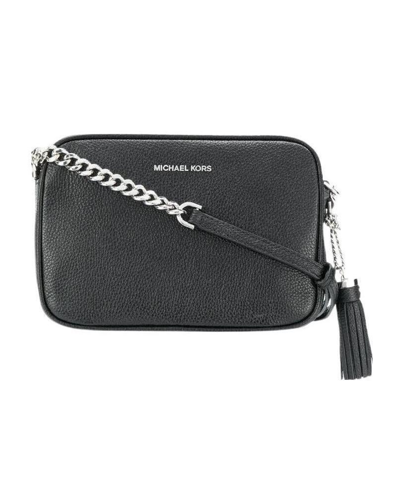 MICHAEL MICHAEL KORS MICHAEL MICHAEL KORS GINNY LOGO PLAQUE CROSSBODY BAG
