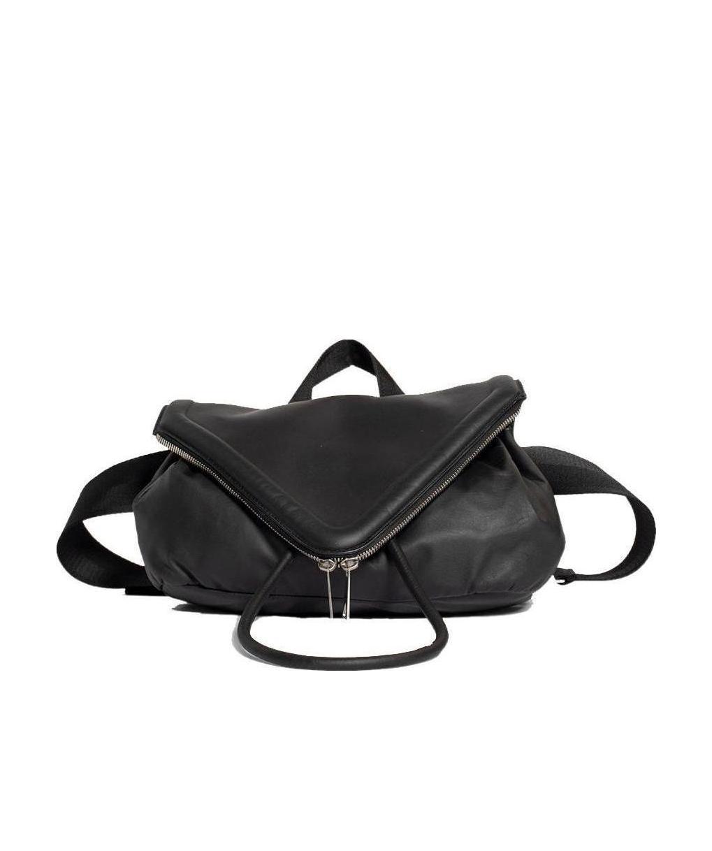 Bottega Veneta Leather Belt Bag In Black
