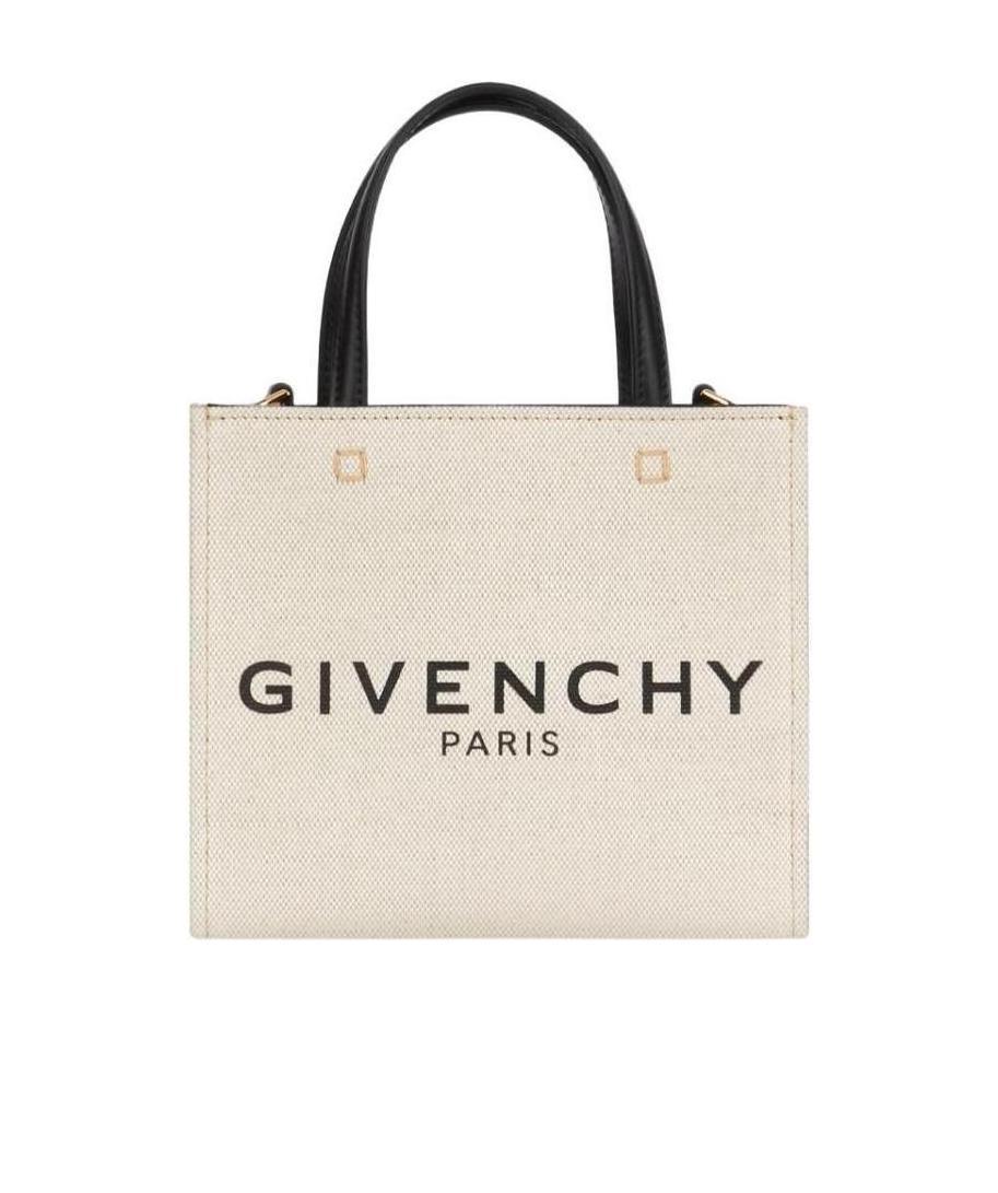 Shop Givenchy Mini G Tote Shopping Bag In Canvas In Nude