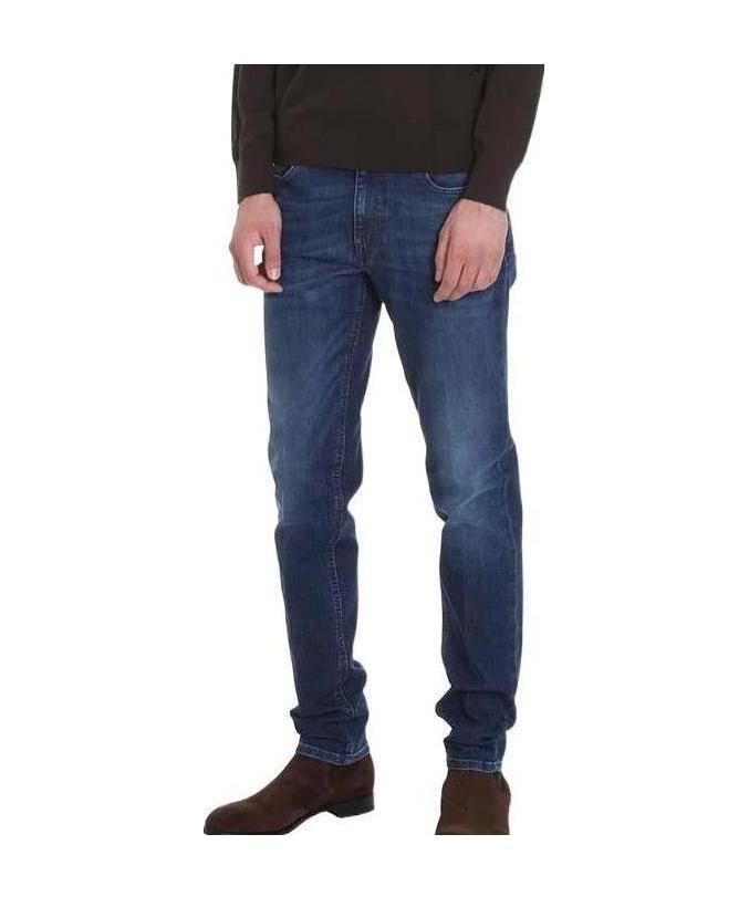 Zegna Straight Casual Jeans In Brown