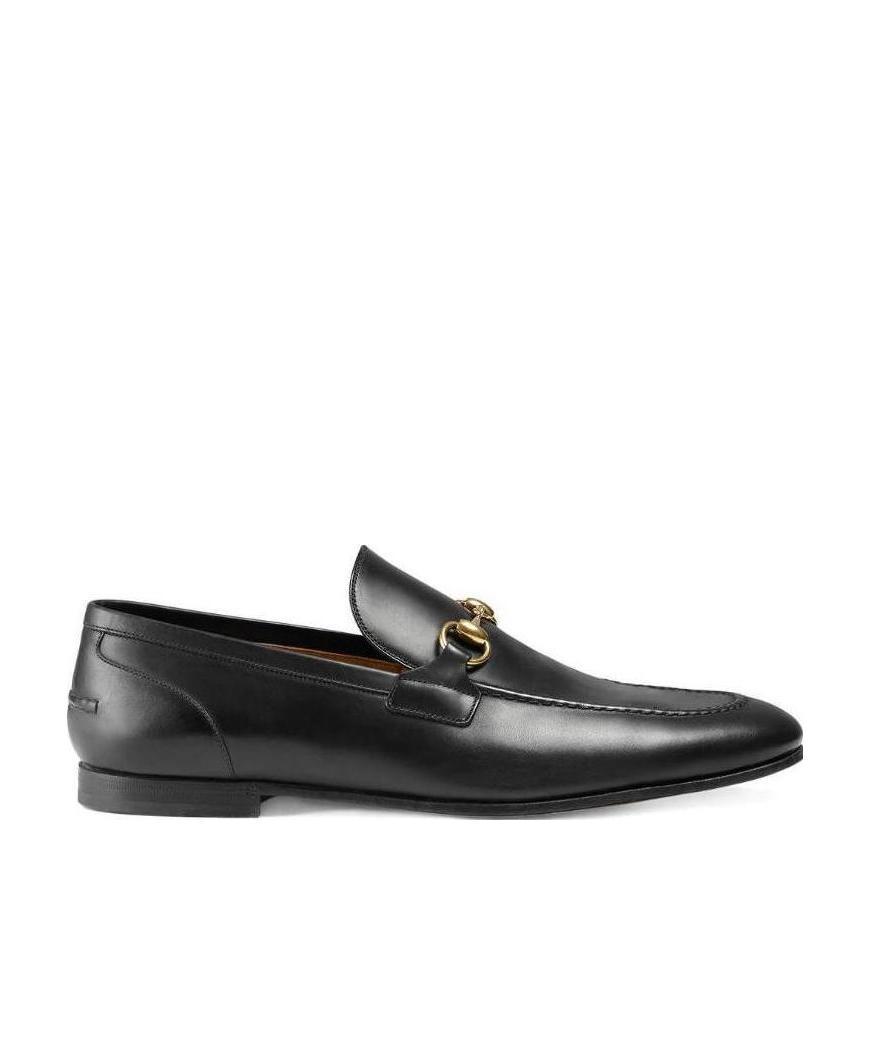 Gucci Jordaan Horsebit Loafer In Black