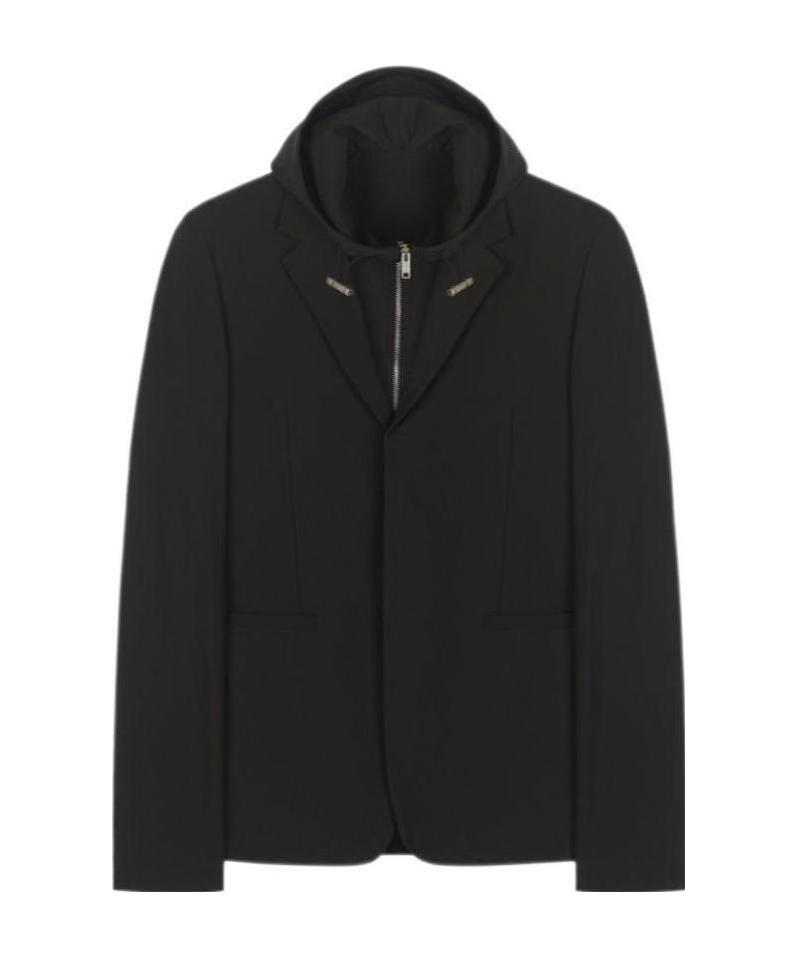 Givenchy Concealed Single-breasted Blazer In Black