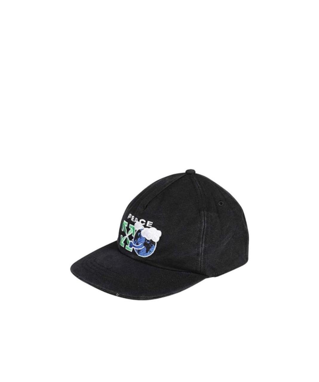 Off-white Logo Hat In Black