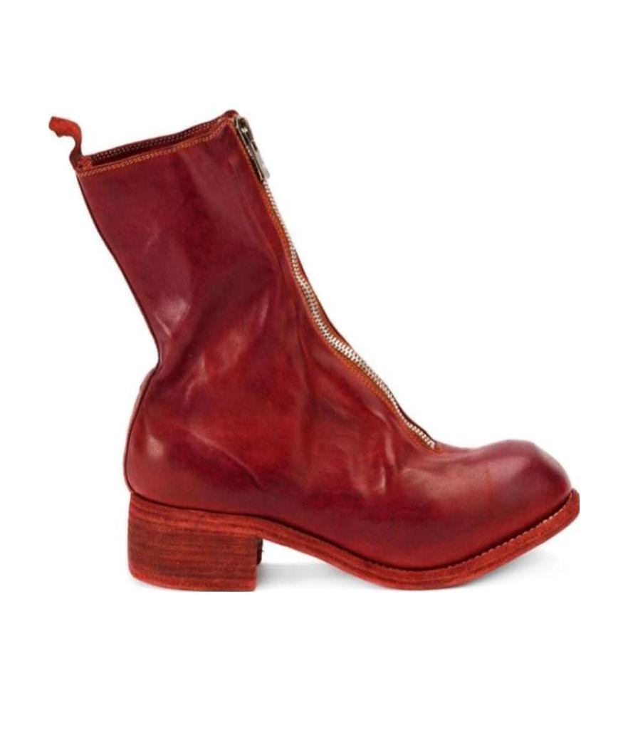 Guidi Zipped-up Boots In Brown