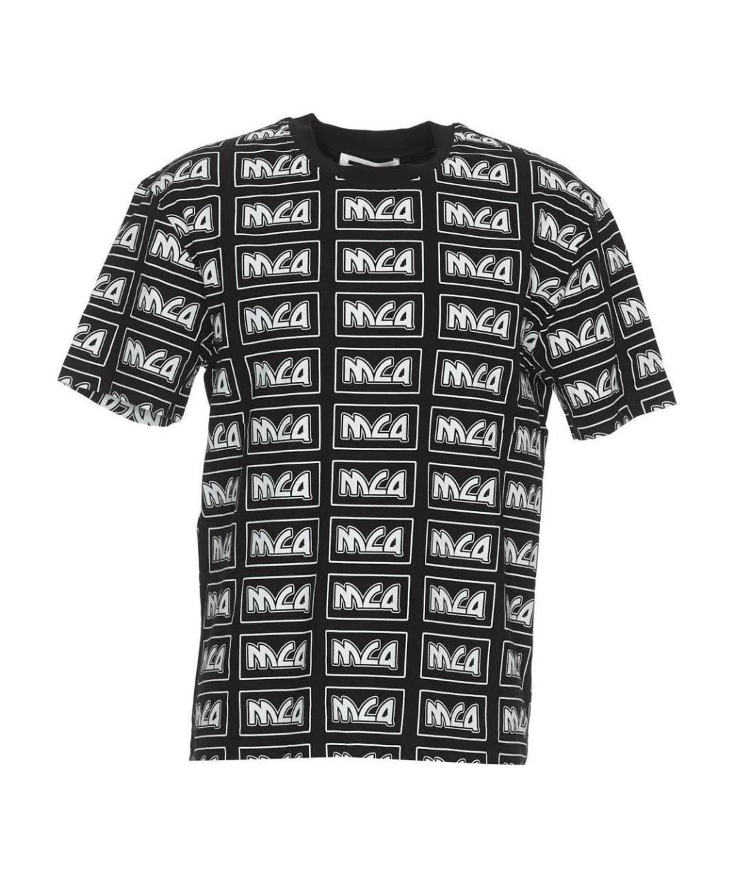 Mcq By Alexander Mcqueen Full Of Mcq Short-sleeved T-shirts In Black