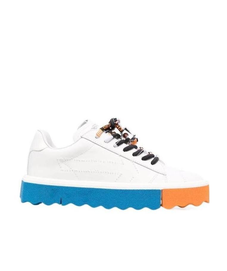 Off-white Lace-up Sneakers In White