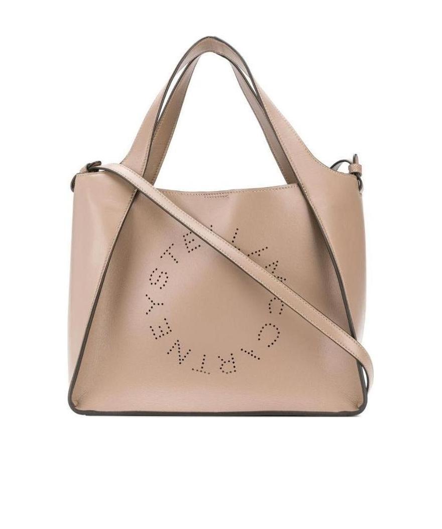 Stella Mccartney Bolso Shopping In Nude