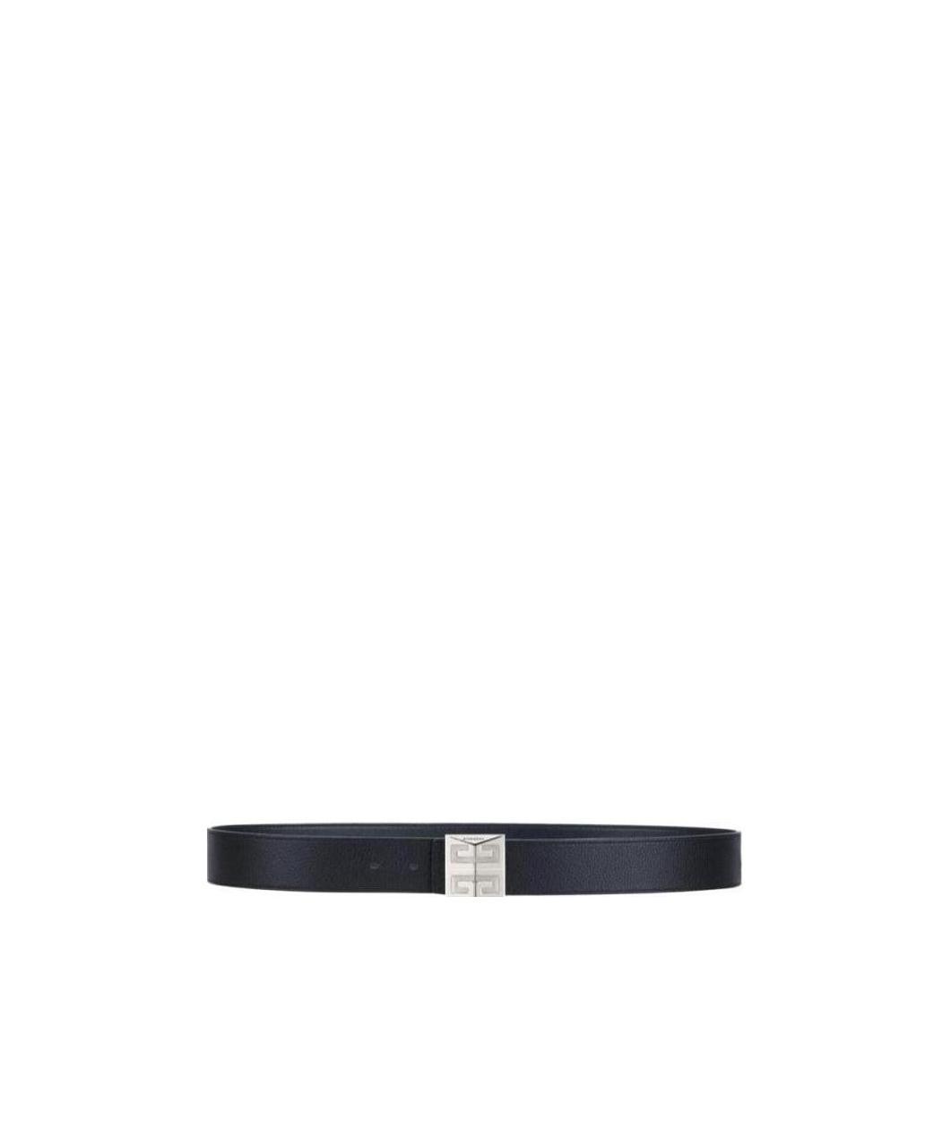Givenchy 4g Reversible Leather Belt In Black
