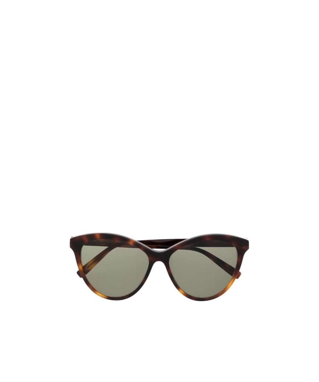Saint Laurent Sl 456 Cat-eye Sunglasses In Green
