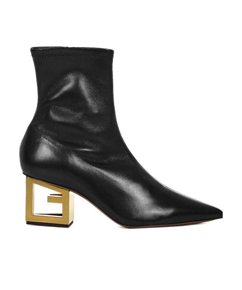 Shop Givenchy G-heel Ankle Boots In Black