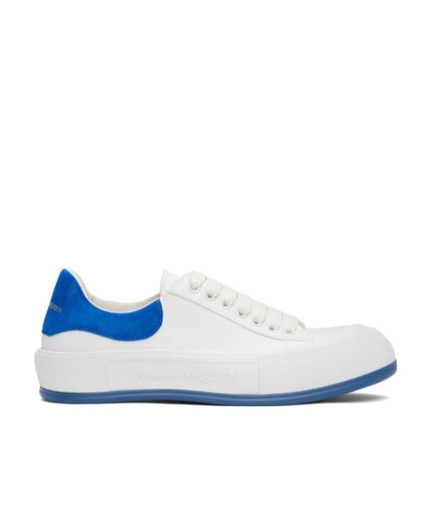 Alexander Mcqueen Deck Low-top Sneakers In White