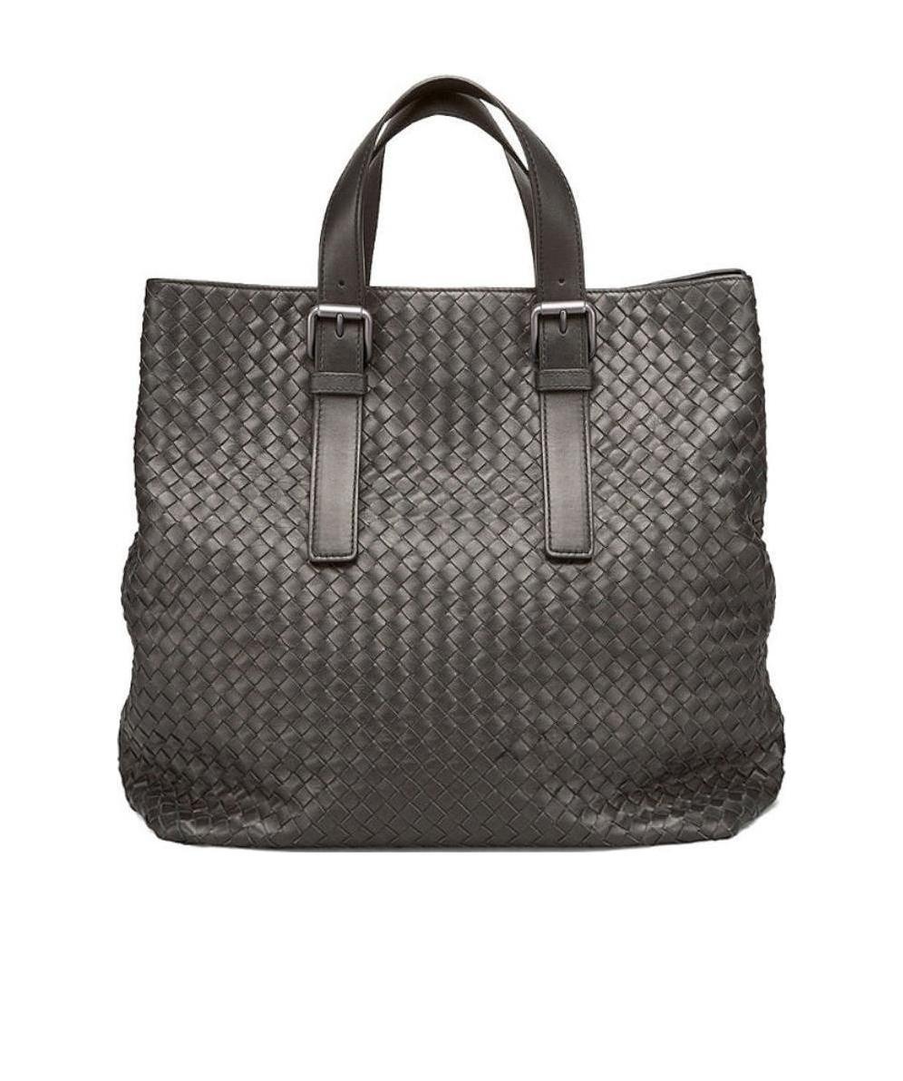 Bottega Veneta Logo Handbag In Black