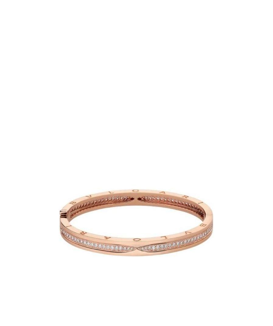 Bvlgari B.zero1 18kt Rose-gold Bracelet In Yellow
