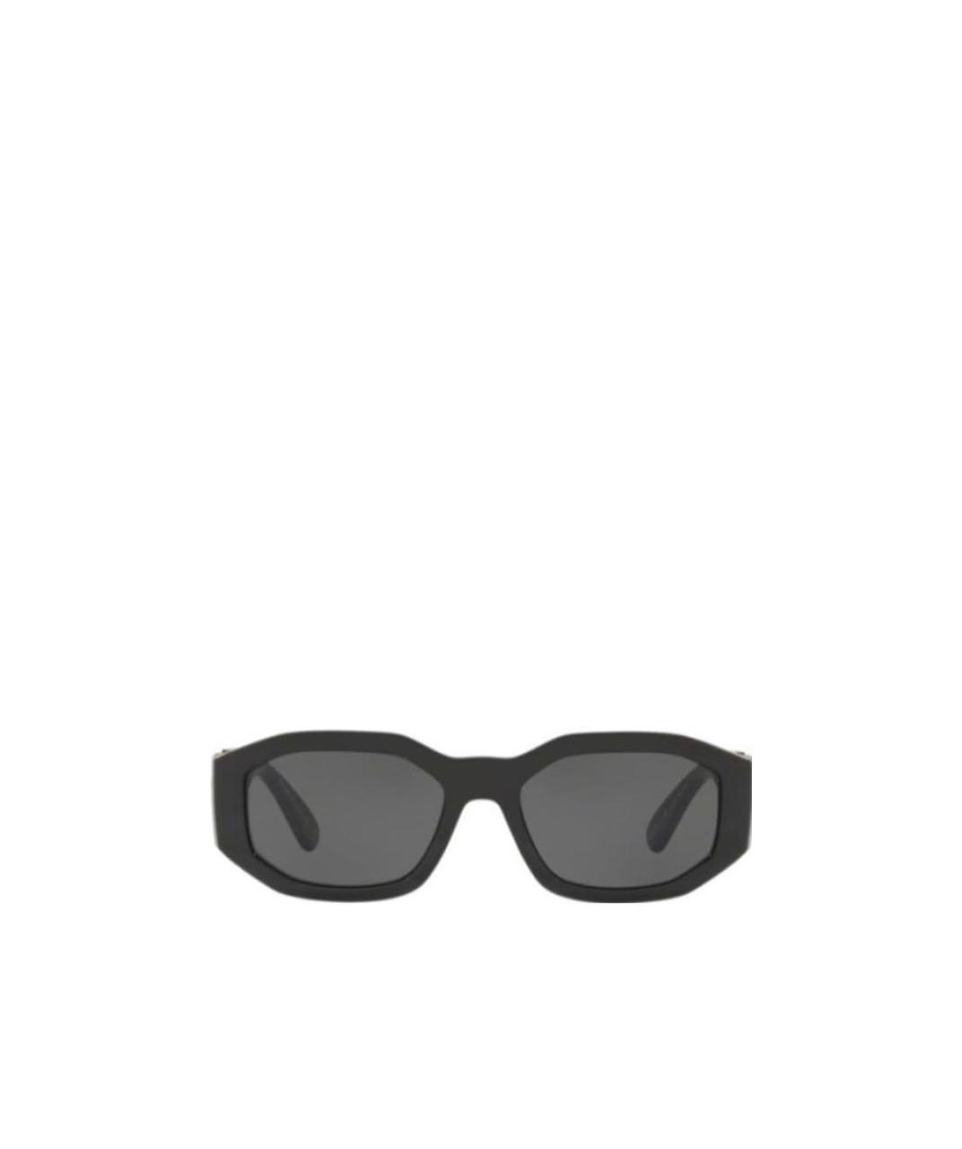 Versace Square Sunglasses In Black