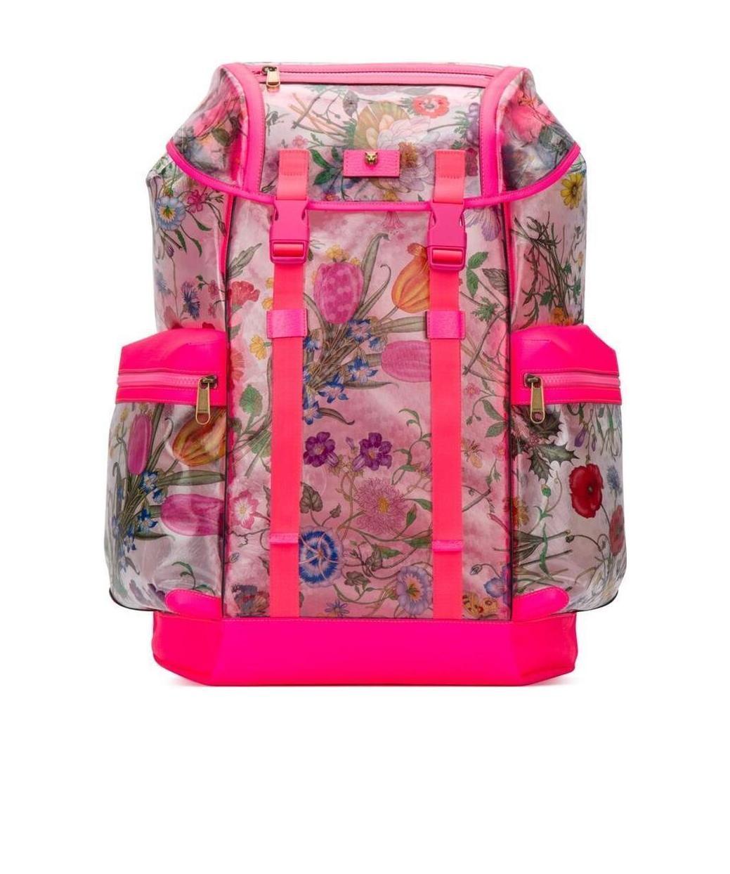Gucci Printed Casual Backpack In Pink