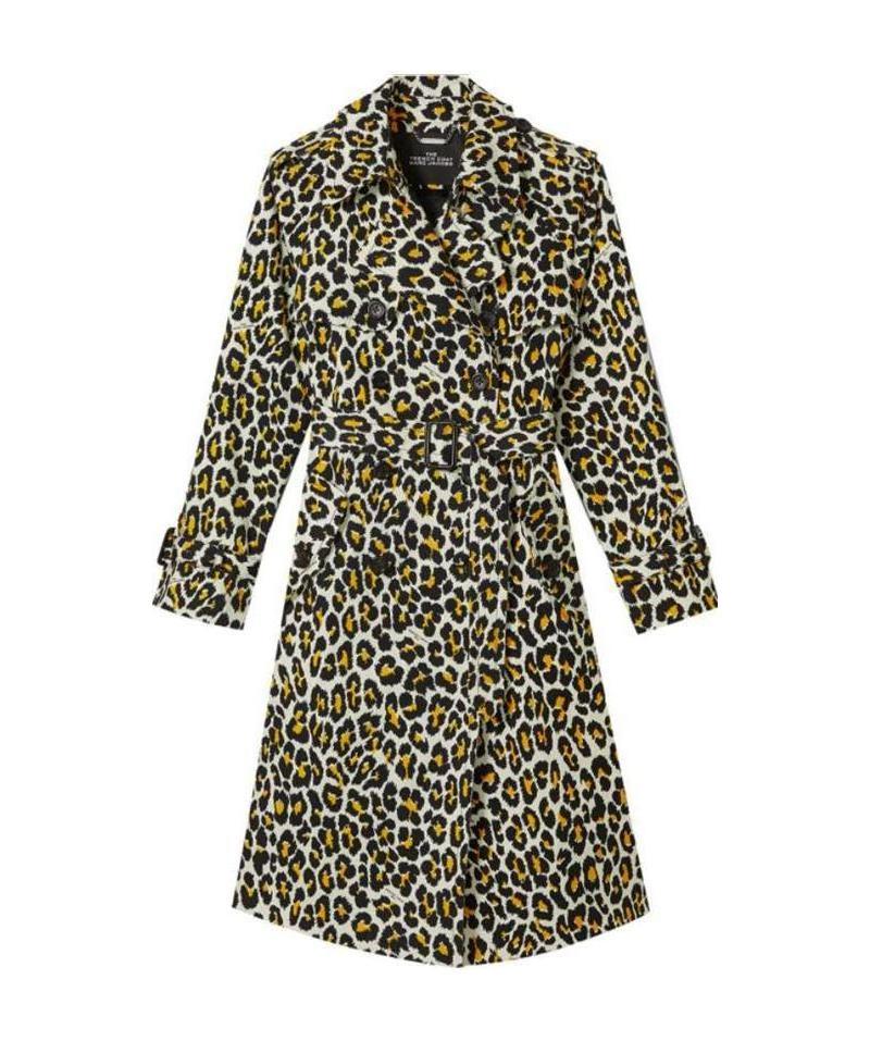 Marc Jacobs Leopard-print Trench Coat In Animal Print