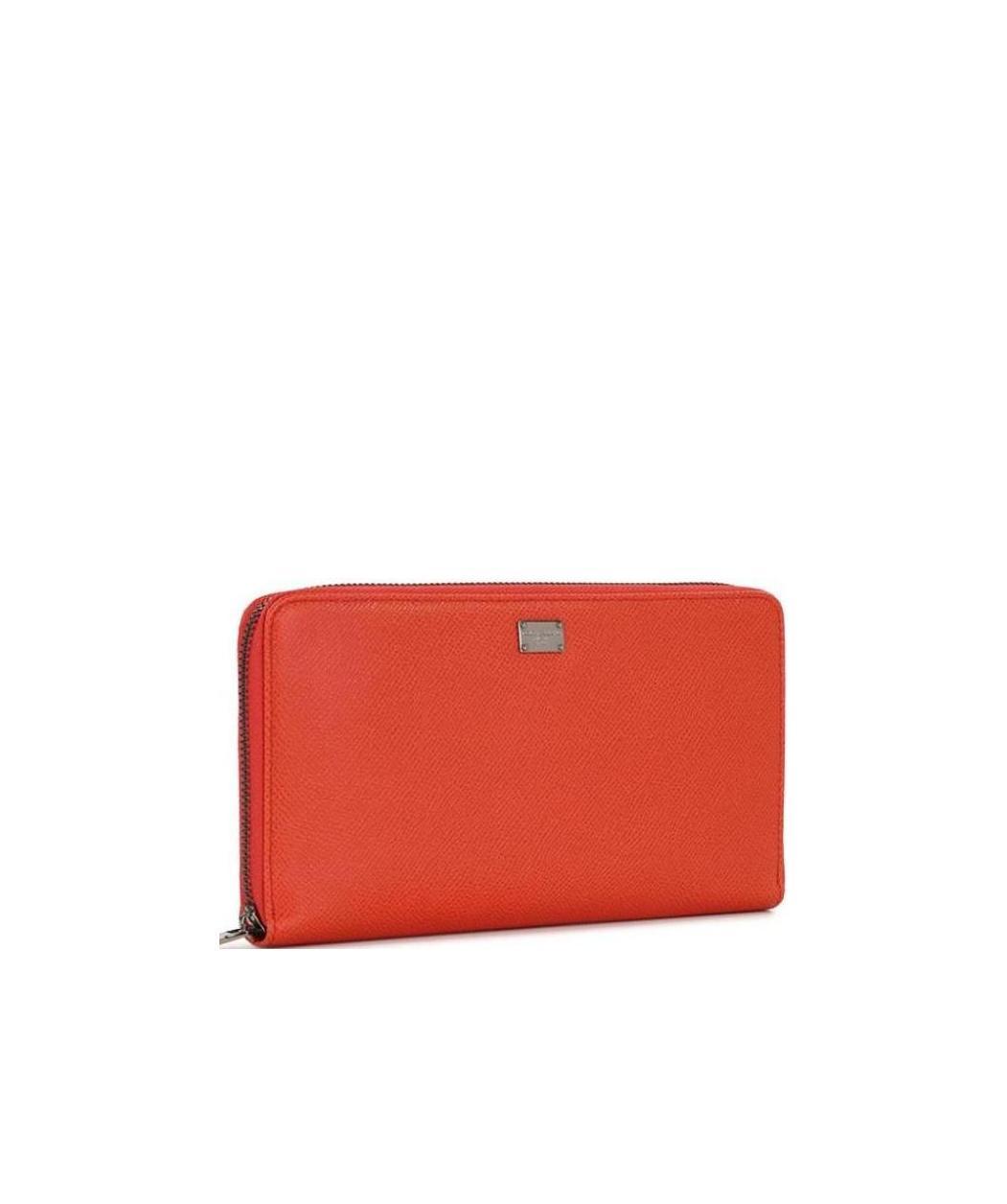 Dolce & Gabbana Logo Details Wallet In Red
