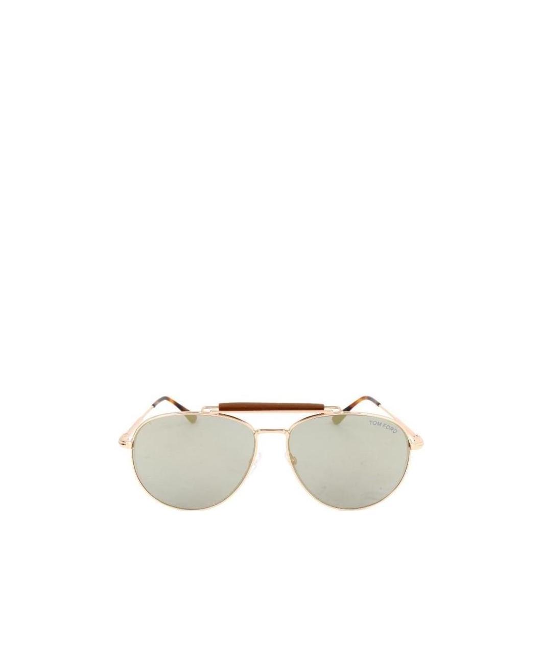 Tom Ford Logo Logo Sunglasses In White