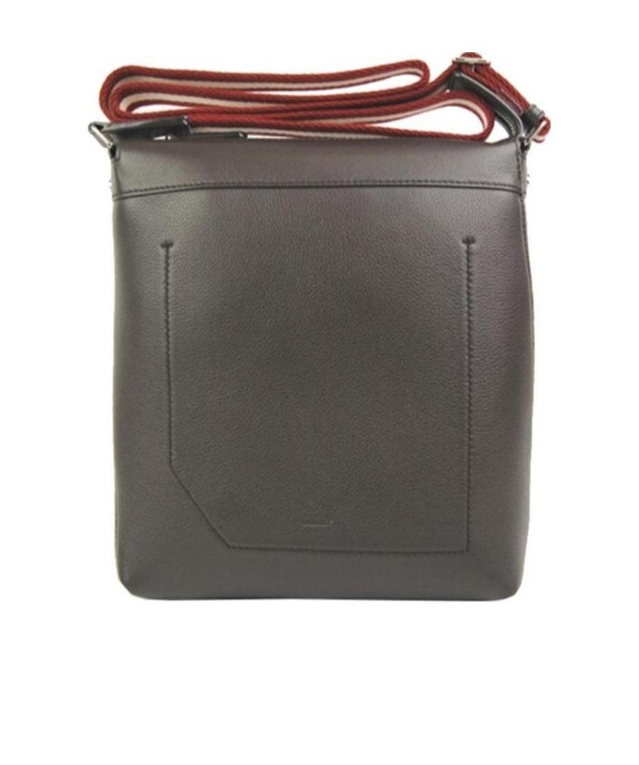 Shop Bally Logo Details Satchel In Black