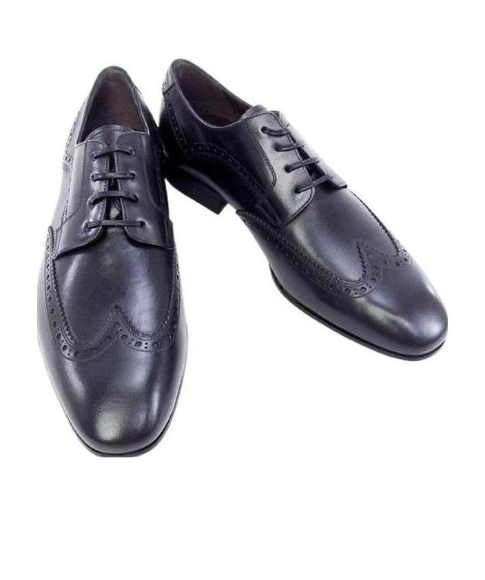Ferragamo Tie Business Casual Shoes In Black