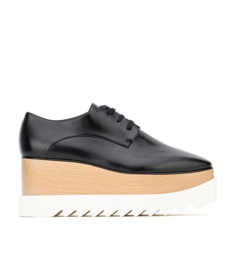 Stella Mccartney Black Elyse Oxfords In Black