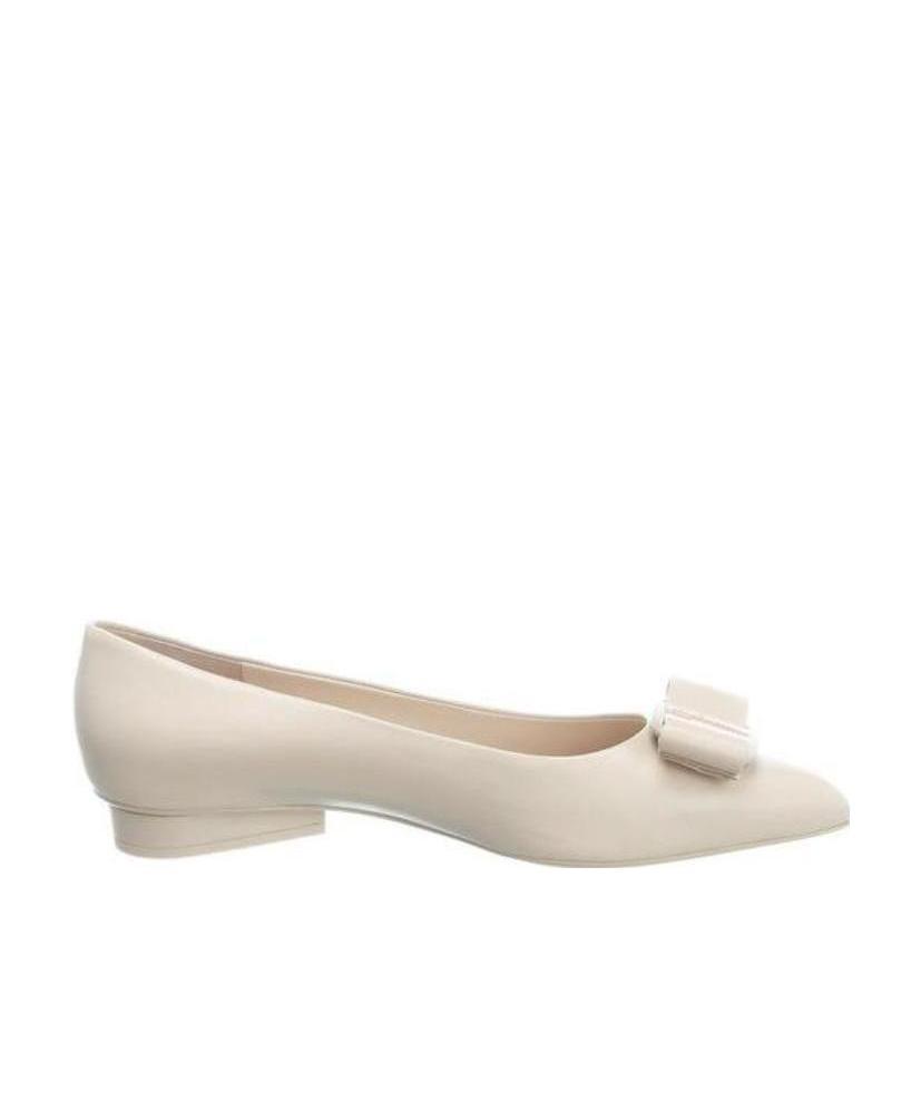 Ferragamo Pointed Flat Shoes In Brown