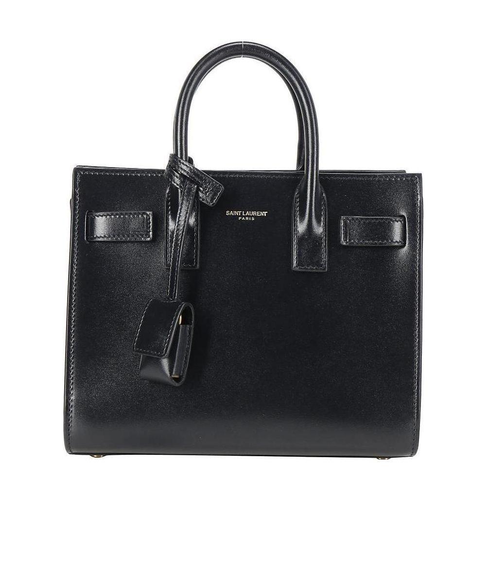 Saint Laurent Sac De Jour Tote In Black