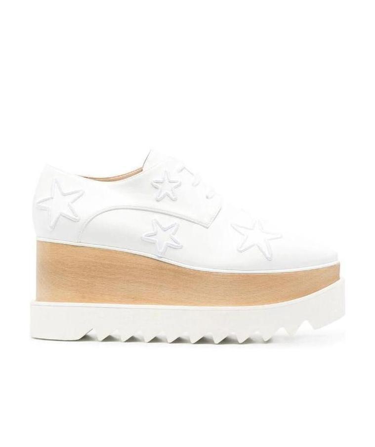 STELLA MCCARTNEY ELYSE STAR FLATFORM SNEAKERS